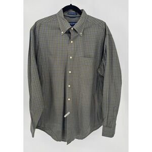 Austin Reed London Men's Long Sleeve Plaid Button Down Shirt Size L